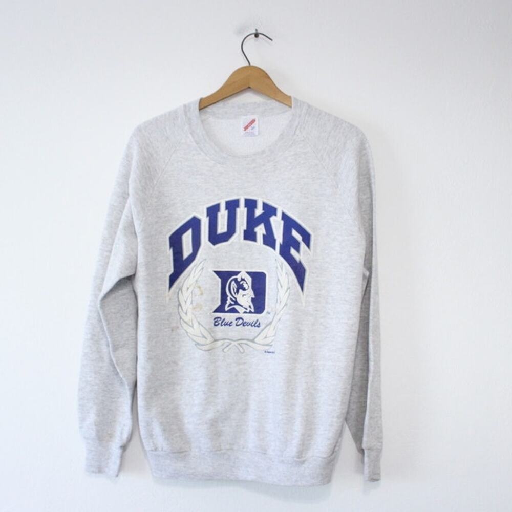Vintage Duke University Blue Devils Sweatshirt Large